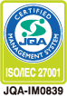 ISO/IEC27001｜JQA-IM0839